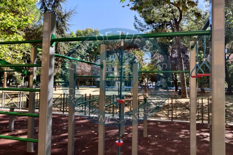 Nuovo parco fitness nel quartiere Monteverde